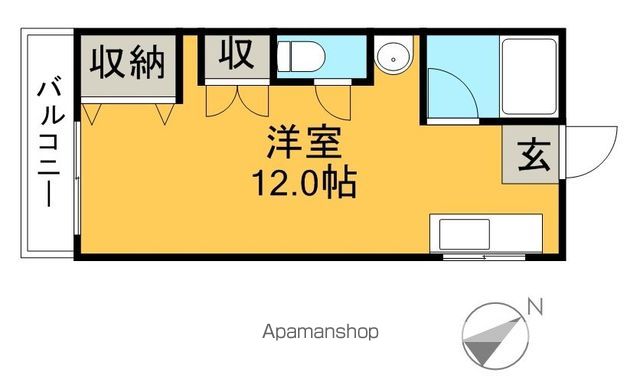 岩崎ハイツ 401号室 間取り
