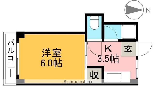 ドエル寿 302号室 間取り