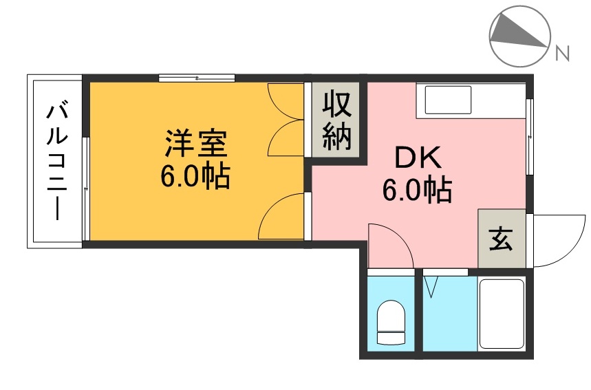 ピープルハウスⅠ 303号室 間取り