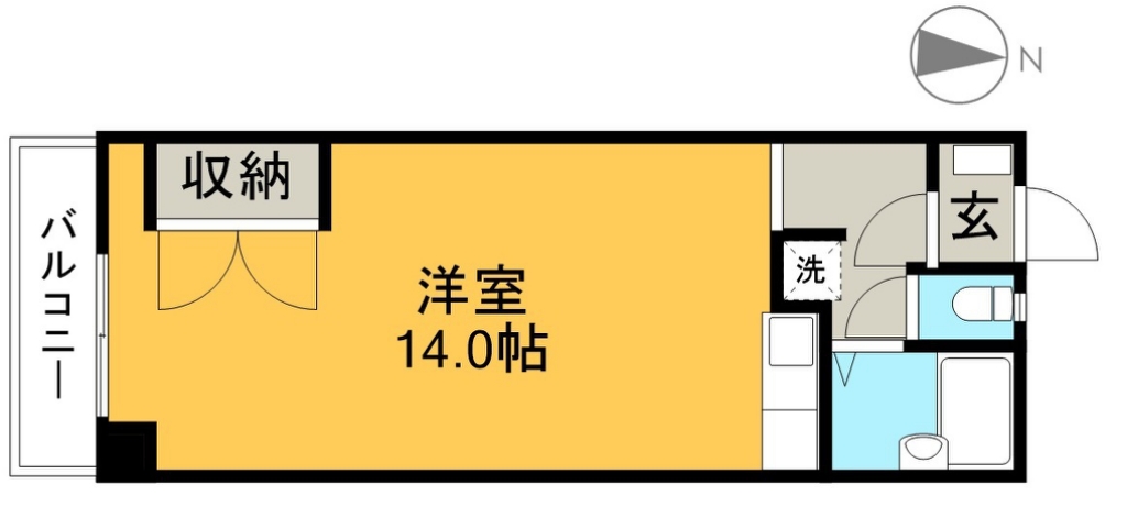 泉ビル 202号室 間取り