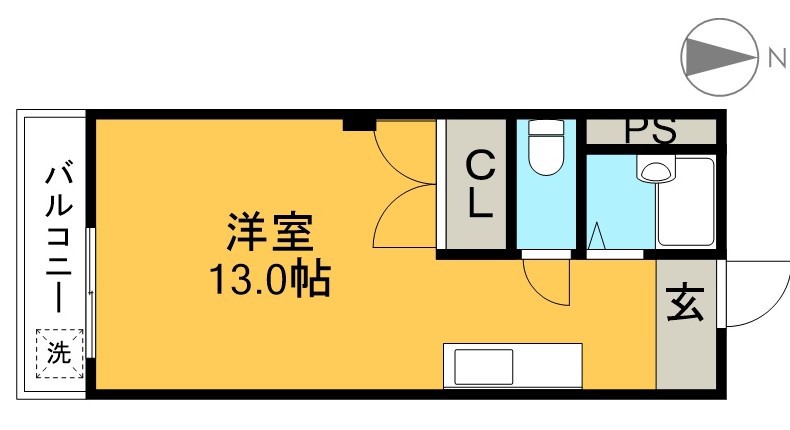 サンシャトー城山 間取り図