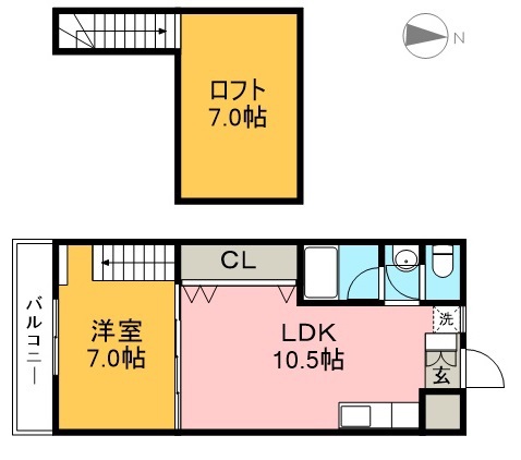 アーバン・ドエルＹＳ 間取り図