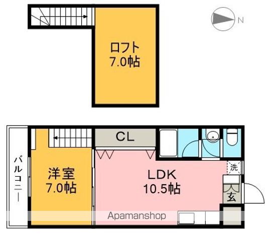 アーバン・ドエルＹＳ 401号室 間取り