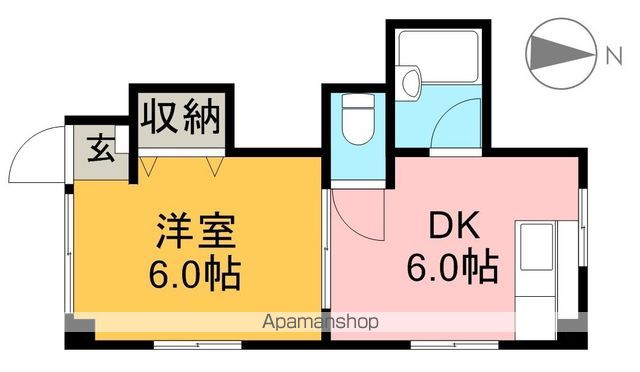 ふじハイツ 301号室 間取り
