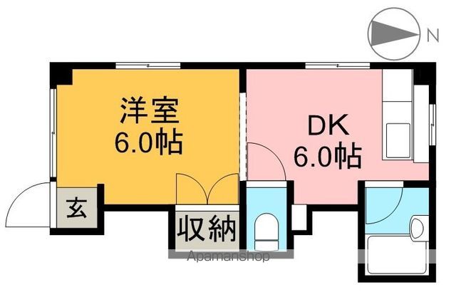 ふじハイツ 302号室 間取り