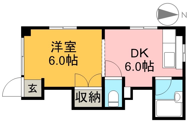 ふじハイツ 302号室 間取り