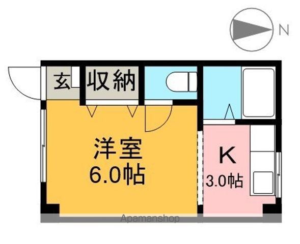 ひまわりハイツ 305号室 間取り