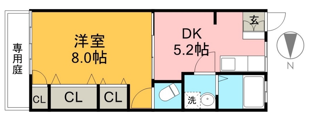 日の出マンション 間取り図