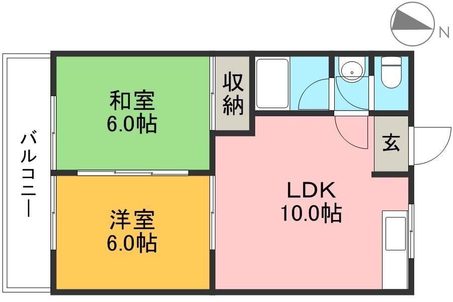 ハイツＭＩＮＴ 405号室 間取り