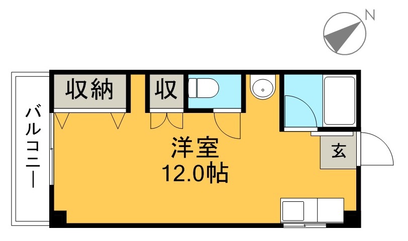 岩崎ハイツ 301号室 間取り