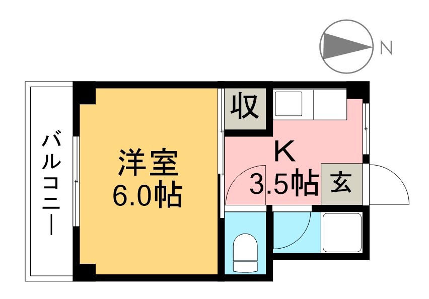 ドエル寿 間取り図