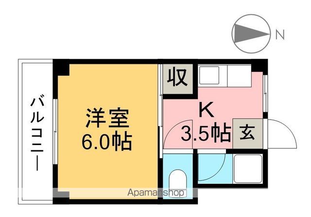 ドエル寿 303号室 間取り