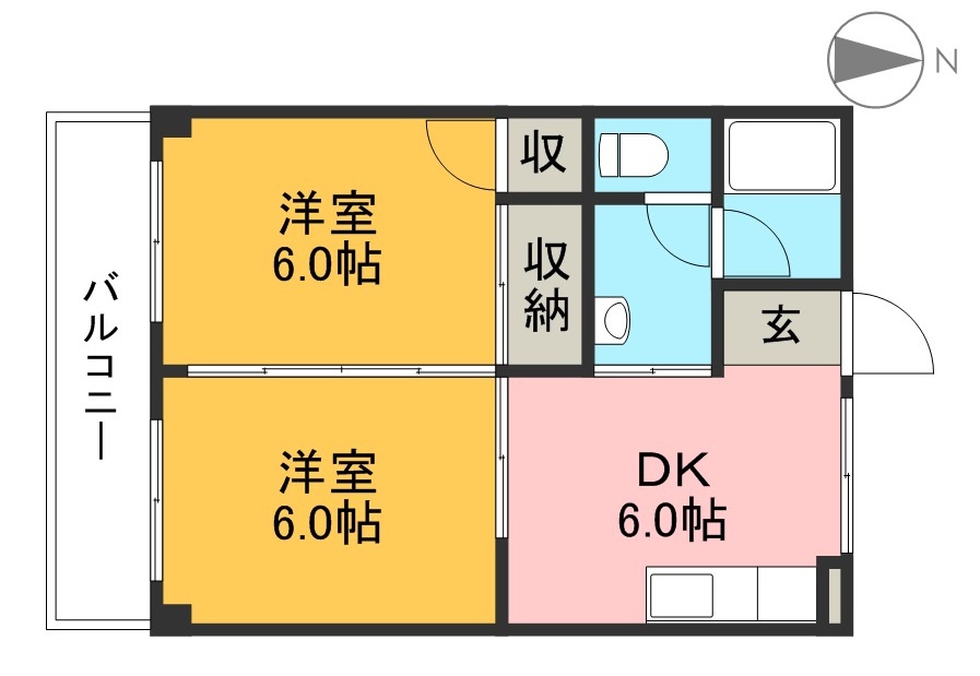 エムエフマンション 203号室 間取り