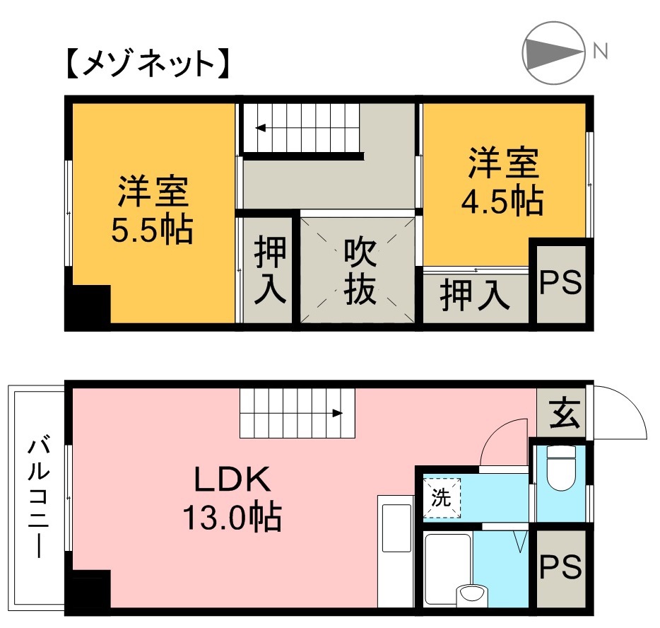 ＬＢ－１ 802号室 間取り