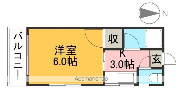 パークハイツ相模 201号室 間取り