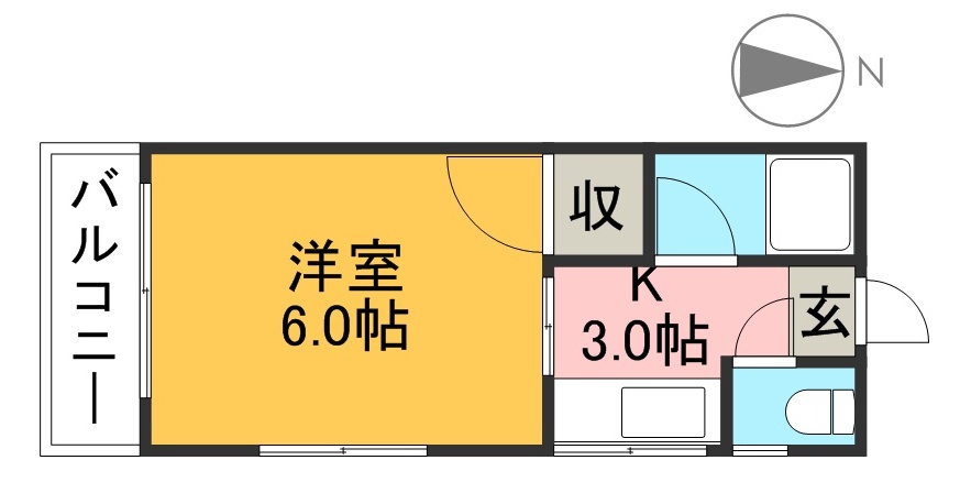 パークハイツ相模 間取り図