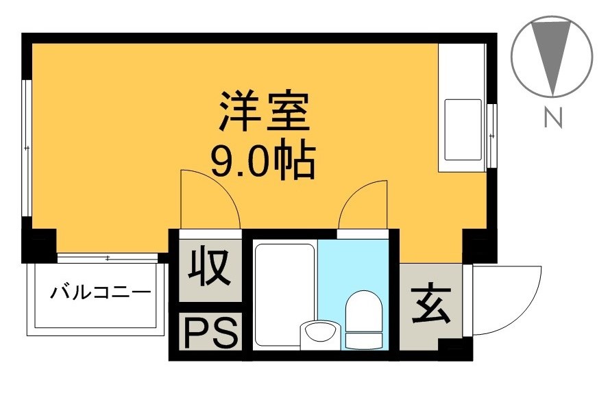 まやハウス 202号室 間取り