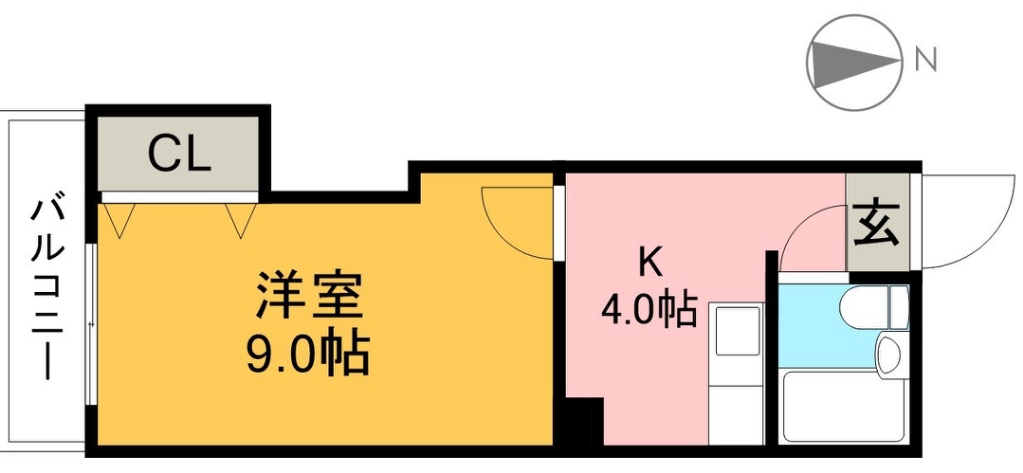 藤本商事第二ビル 304号室 間取り