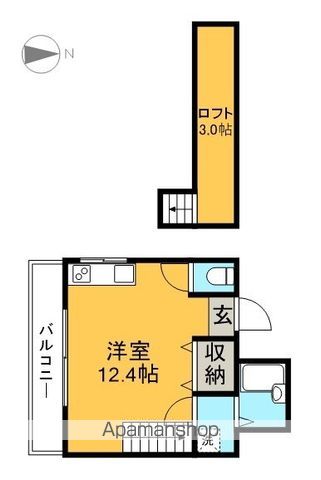 ソワール比島 301号室 間取り
