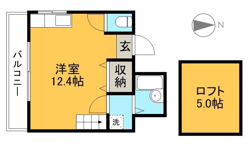 ソワール比島 301号室 間取り