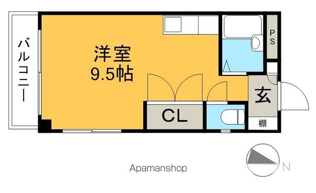 フェンネルハイツ 402号室 間取り