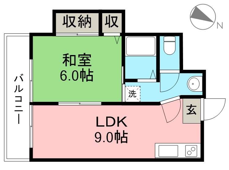 コーポいずみ 203号室 間取り