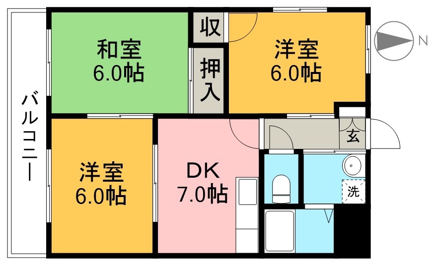 サチ高須 間取り図