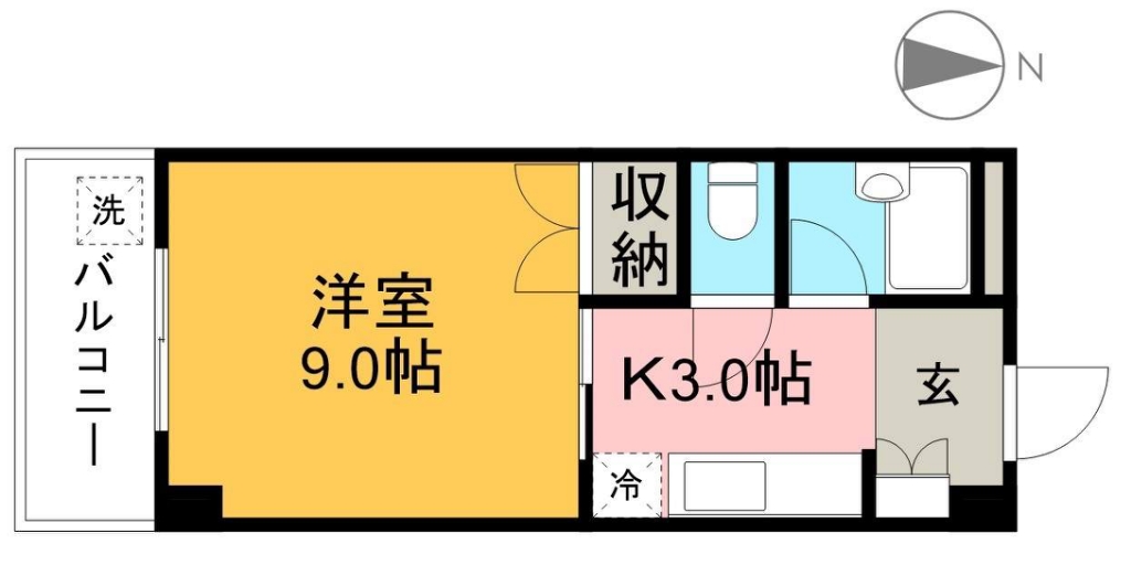 ドミールＩＴＯ 206号室 間取り