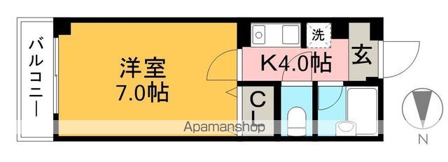 センチュリービル 202号室 間取り