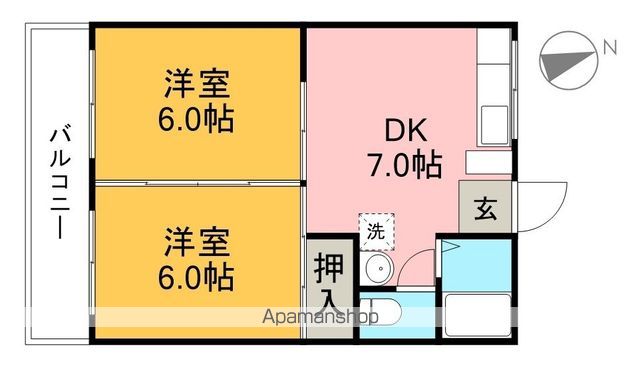 ビーンズフラット３ 310号室 間取り