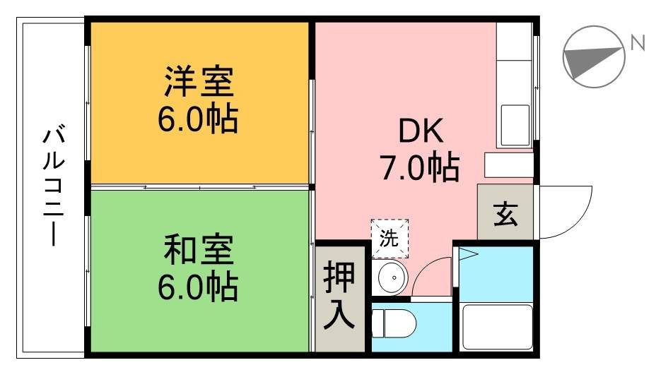 ビーンズフラット３ 310号室 間取り