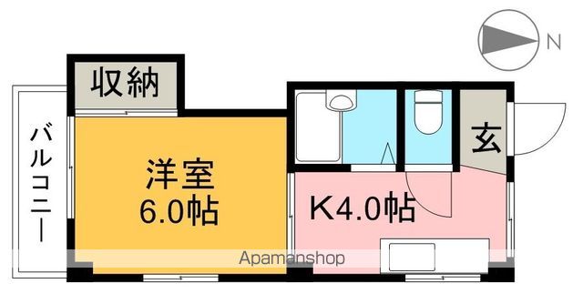 アゼリア２０ 303号室 間取り