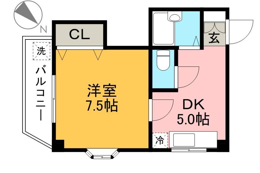 マンション・ターラ 401号室 間取り