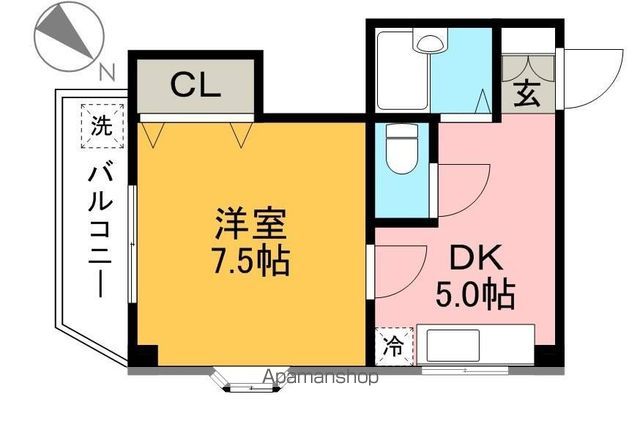 マンション・ターラ 401号室 間取り