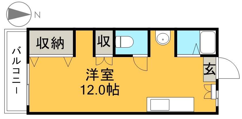 コーポあすなろ 301号室 間取り