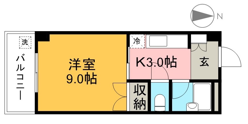 ドミールＩＴＯ 205号室 間取り