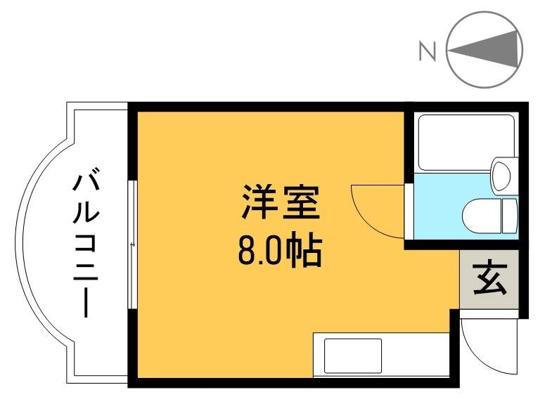 コーポ・ナカムラ 302号室 間取り