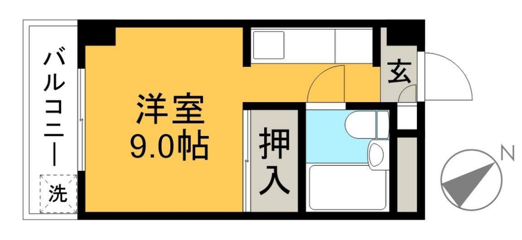 塩屋崎ハイツ 間取り図