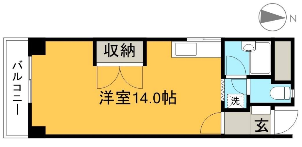 泉ビル 406号室 間取り