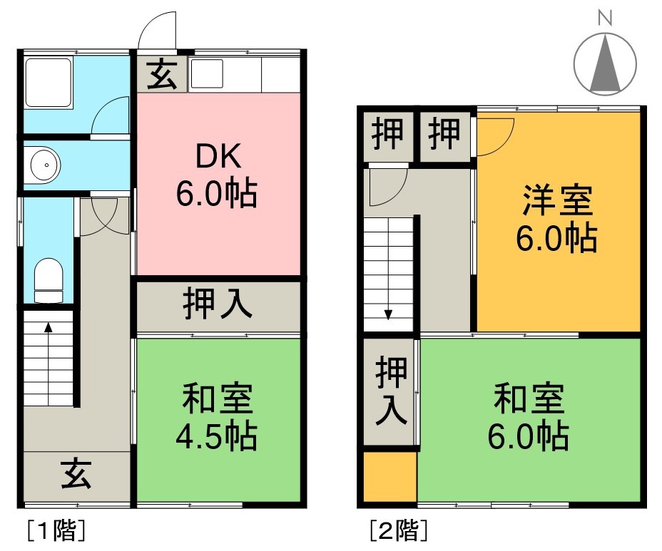 竹村貸家 間取り