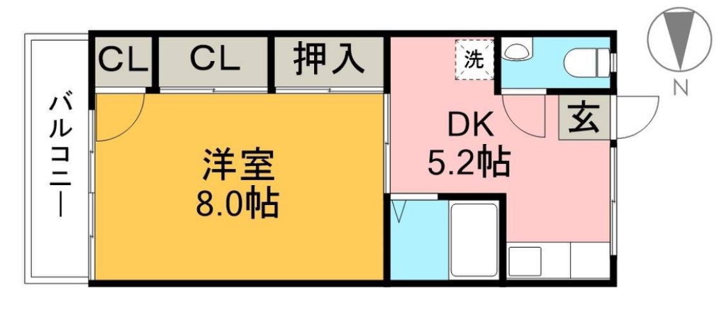 日の出マンション 23号室 間取り