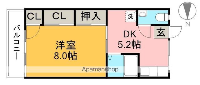 日の出マンション 23号室 間取り