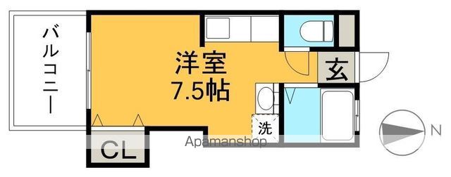 第五前田荘 302号室 間取り