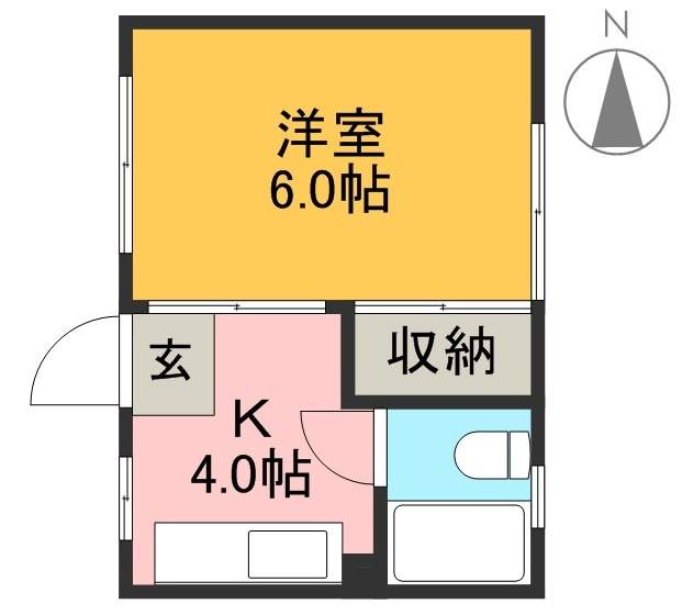 コーポみやび 301号室 間取り