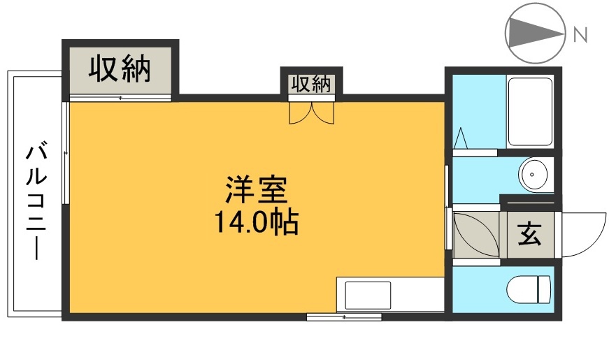 コーポ和泉 301号室 間取り