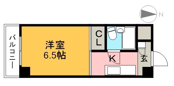 コーポ新田（北新田町） 203号室 間取り