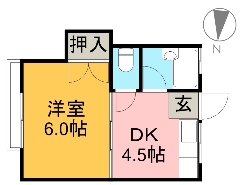 ピアコート西町 208号室 間取り