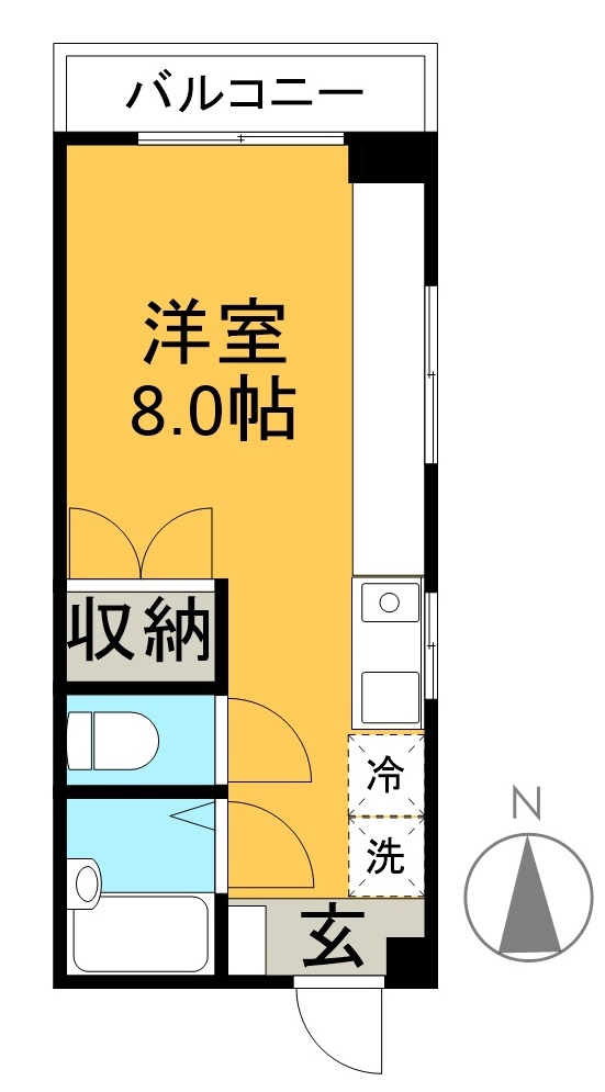 ｎｅｃｏｓａｎ 301号室 間取り