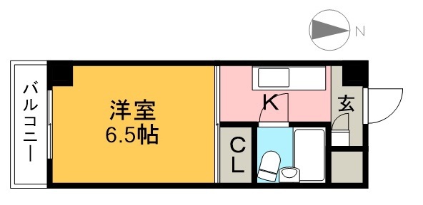 コーポ新田（北新田町） 202号室 間取り