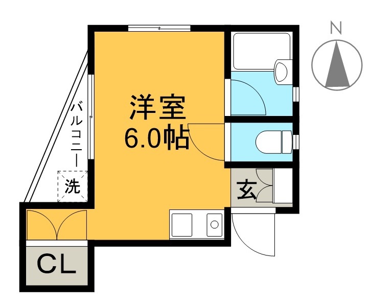 レジデンス・オーキッド 203号室 間取り